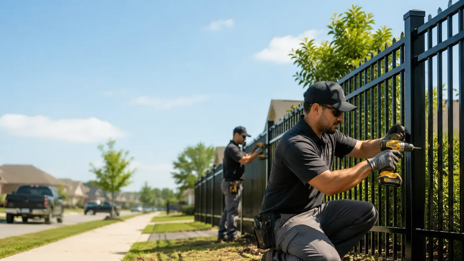 Metal Fence Installation in Rudy, AR